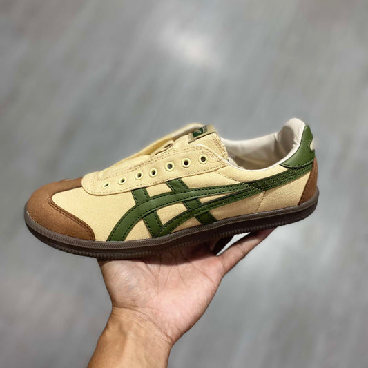 Onitsuka Tiger 'Brown Green' Slip On